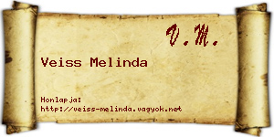 Veiss Melinda névjegykártya